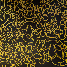 Blattvergoldetes Altardetail